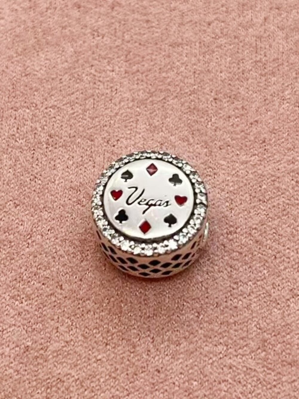 Pandora Vegas Player Double Sided Las Vegas Charm Poker Suits